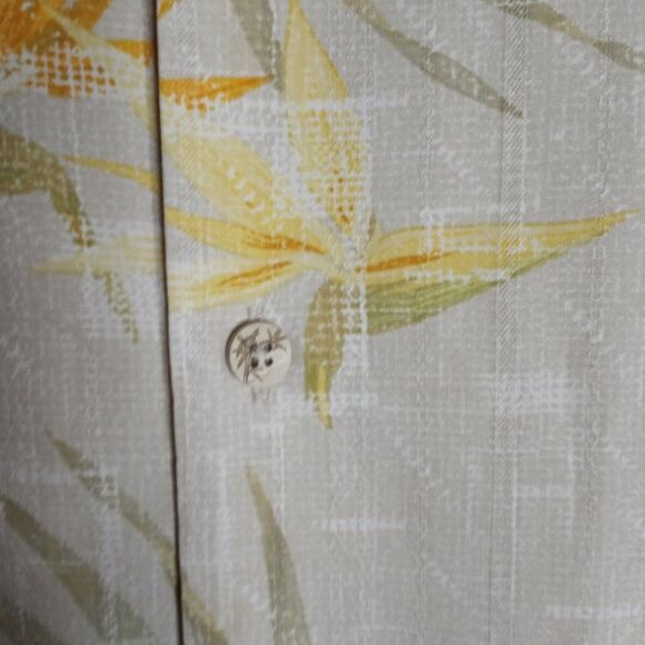 Tommy Bahama Silk Men's Tropical Button Down Short Sleeve Hawaiian Shirt XXL - Picture 4 of 8